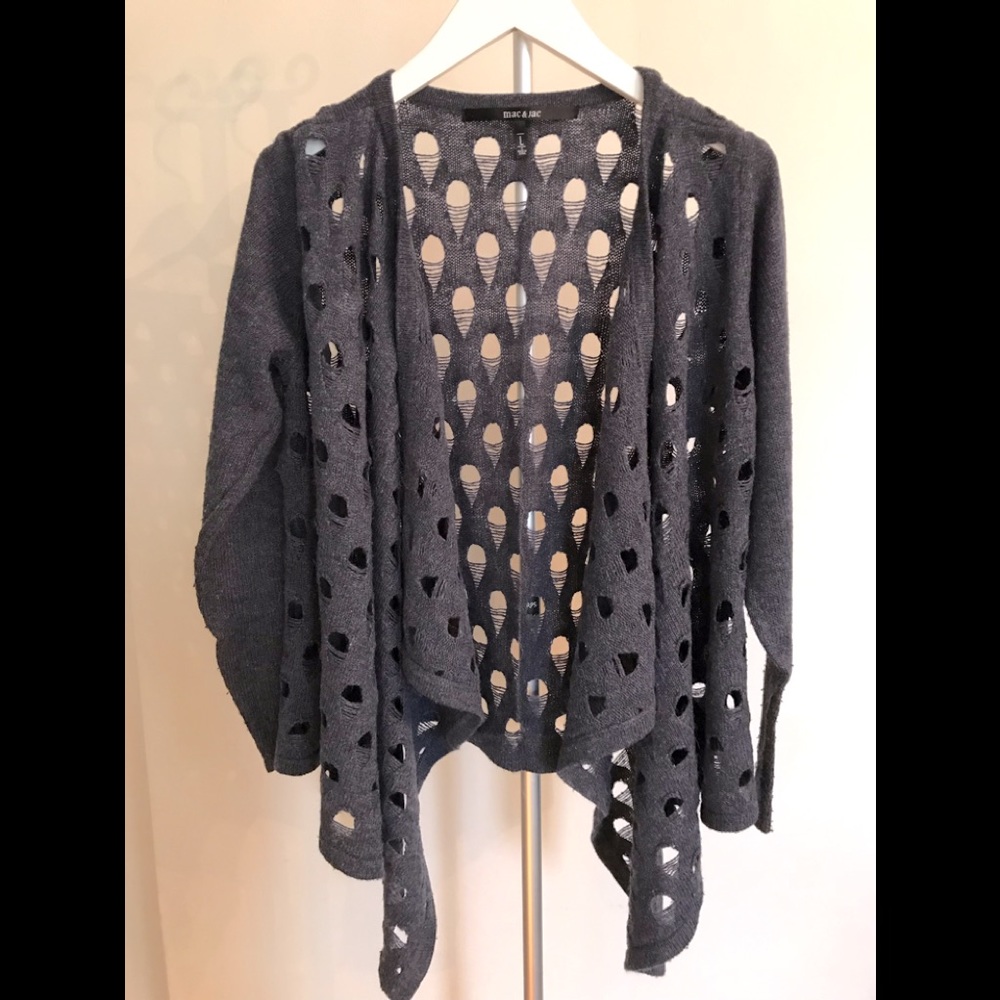 Cardigan, looks great on!